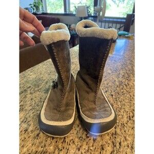Merrell Women's Spirit Tibet High Seal Grey Thinsulate Polartec Suede Boots 7.5